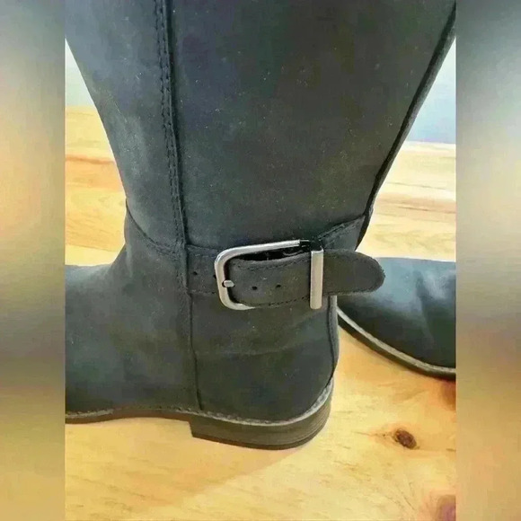 Clark’s Collection Camzin Branch Riding Buckle Detail Leather Comfortable  Boots - Picture 4 of 14